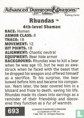 Rhundas - 4th-level Shaman - Afbeelding 2