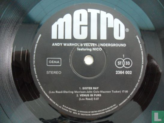 Andy Warhol's Velvet Underground featuring Nico - Afbeelding 3