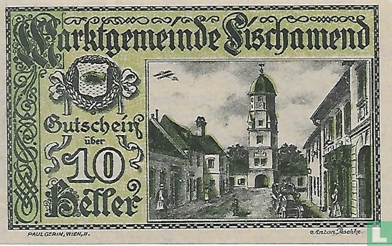 Fischamend 10 Heller 1920 - Image 1
