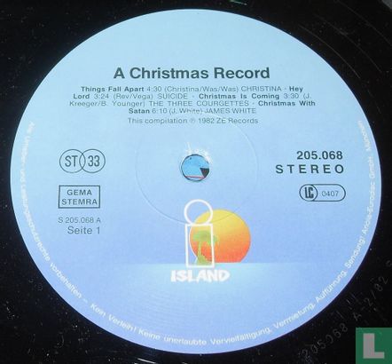 A Christmas Record (Special 1982 Edition) - Bild 3