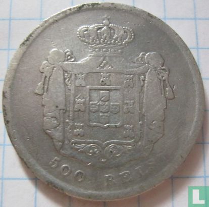 Portugal 500 Réis 1858 - Bild 2