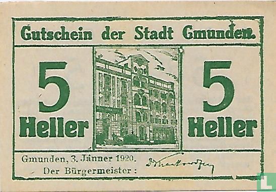 Gmunden 5 Heller 1920 - Image 1