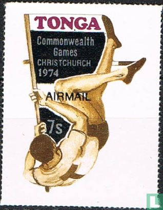 Commonwealth games, with overprint