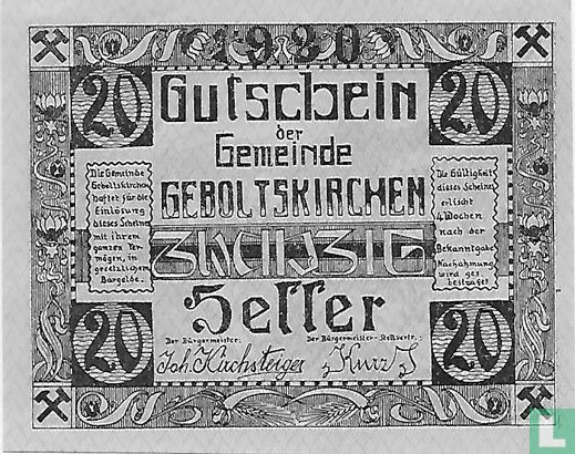 Geboltskirchen 20 Heller 1920 - Image 1