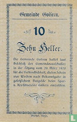 Goisern 10 Heller 1920 - Image 2