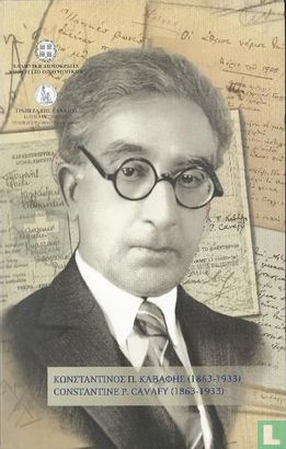 Greece 5 euro 2013 (folder) "150th anniversary of the birth of the poet Constantine P. Cavafy" - Image 1