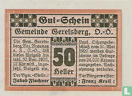 Gerelsberg 50 Heller 1920 - Image 1