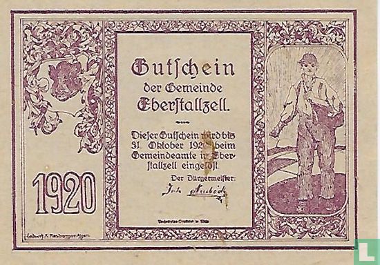 Eberstalzell 50 Heller 1920 - Image 2