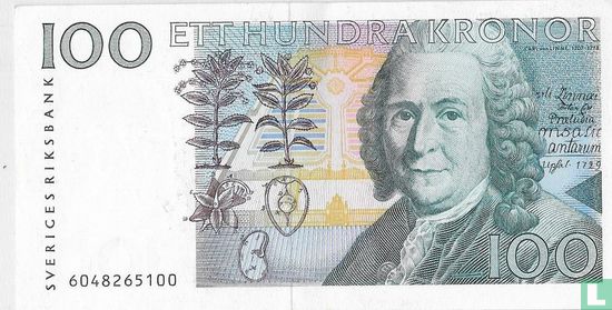 Suède 100 Kronor 1986 - Image 1