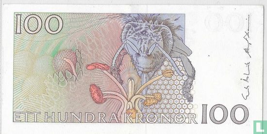 Zweden 100 Kronor 1986 - Afbeelding 2
