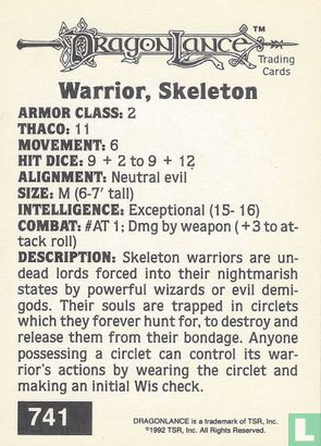 Warrior, Skeleton - Afbeelding 2
