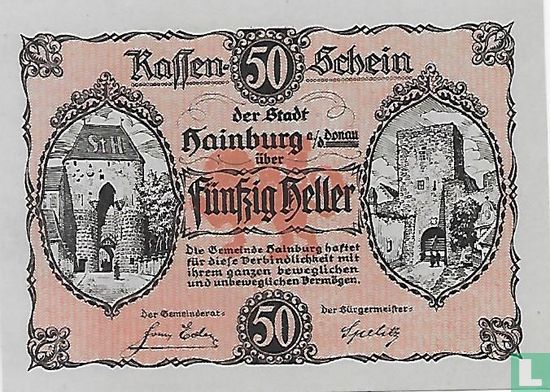 Hainburg 50 Heller 1920 - Image 1