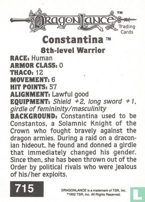 Constantina - 8th-level Warrior - Afbeelding 2