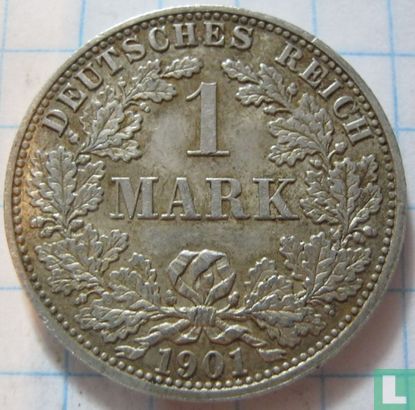 Duitse Rijk 1 mark 1901 (A) - Afbeelding 1