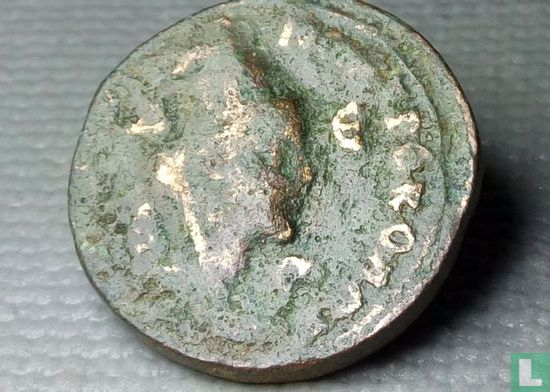Roman - Seleukis & Pieria  sestertius  (AE28, Tyche, DESC, & Philip I)  244 - 249 - Afbeelding 1