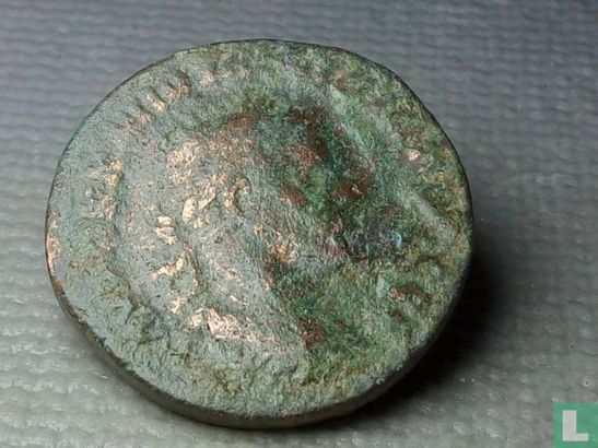 Roman - Seleukis & Pieria  sestertius  (AE28, Tyche, DESC, & Philip I)  244 - 249 - Afbeelding 2