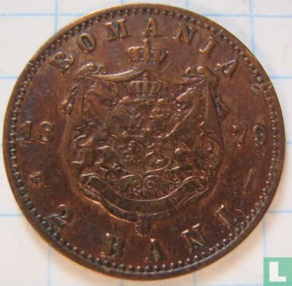 Rumänien 2 Bani 1879 (20 mm) - Bild 1