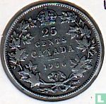Canada 25 cents 1936 (zonder punt onder krans) - Afbeelding 1