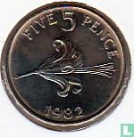 Guernsey 5 pence 1982 - Afbeelding 1