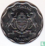 Botswana 1 pula 1981 - Image 1