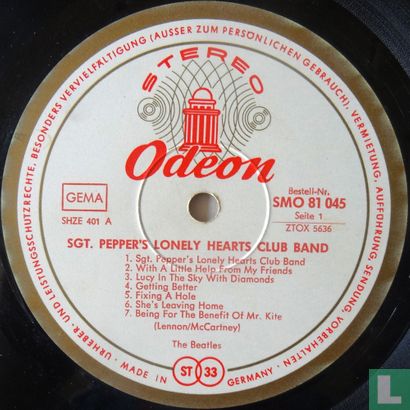 Sgt. Pepper's Lonely Hearts Club Band - Image 3