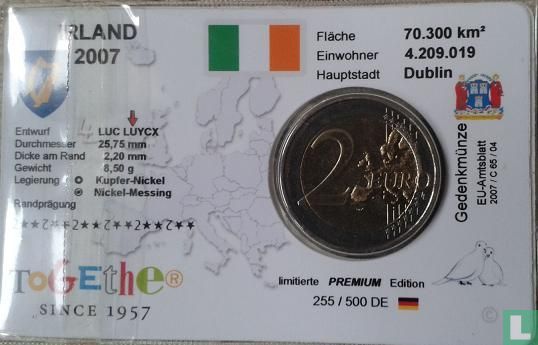 Irland 2 Euro 2007 (Coincard) "50th anniversary of the Treaty of Rome" - Bild 2