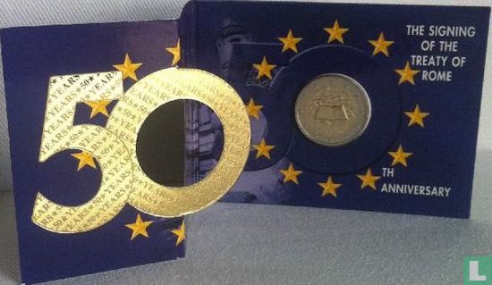 Ierland 2 euro 2007 (folder) "50th anniversary of the Treaty of Rome" - Afbeelding 3
