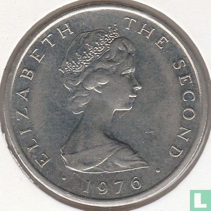Isle of Man 10 pence 1976 (copper-nickel - PM on obverse only) - Image 1