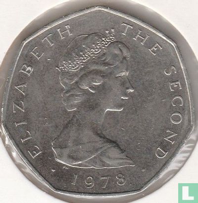Insel Man 50 Pence 1978 (Kupfer-Nickel) - Bild 1