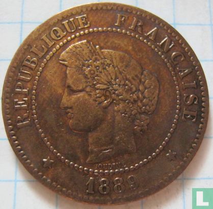 Frankrijk 5 centimes 1889 - Afbeelding 1