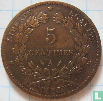 Frankrijk 5 centimes 1889 - Afbeelding 2