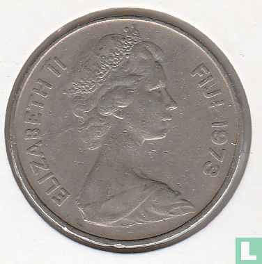 Fiji 20 cents 1973 - Image 1