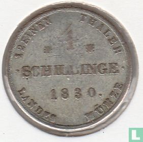 Mecklenburg-Schwerin 4 schillinge 1830 - Afbeelding 1