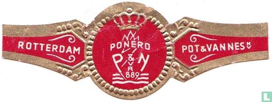 Ponero P & v N R 1889 - Rotterdam - Pot & van Nes N.V. - Image 1