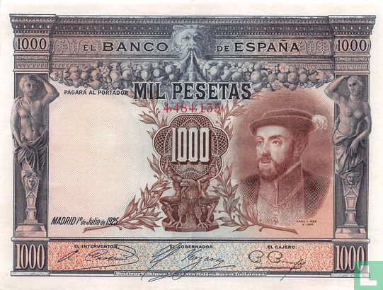 1000 peseta  - Afbeelding 1