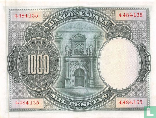1000 peseta  - Afbeelding 2