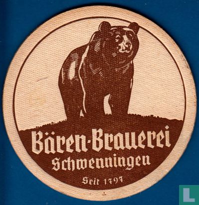Bären Brauerei Schwenningen (marqué !) - Image 1