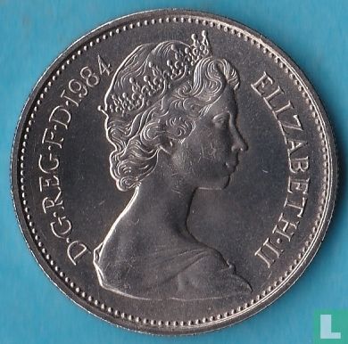 Vereinigtes Königreich 5 Pence 1984 - Bild 1
