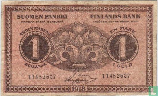 Finland 1 Markka 1918 (P35a4) - Image 1