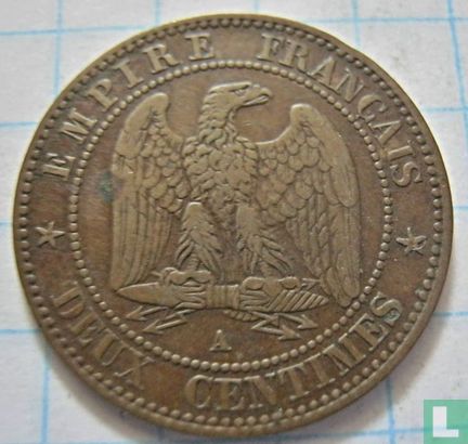 Frankrijk 2 centimes 1862 (A) - Afbeelding 2