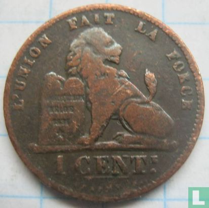 België 1 centime 1876 - Afbeelding 2