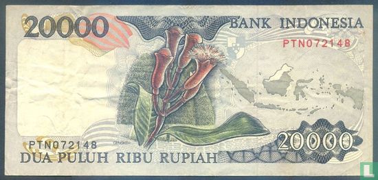 Indonesia 20,000 Rupiah 1995 (P132d) - Image 2
