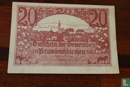 Prambachkirchen 20 Heller 1920 - Image 1