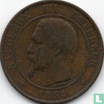 Frankrijk 10 centimes 1854 (MA) - Afbeelding 1