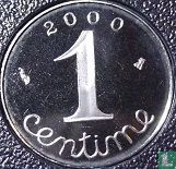 Frankrijk 1 centime 2000 (PROOF) - Afbeelding 1