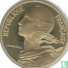 France 20 centimes 2000 (PROOF) - Image 2