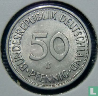 Allemagne 50 pfennig 1982 (D) - Image 2