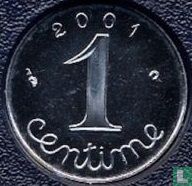 Frankrijk 1 centime 2001 (PROOF) - Afbeelding 1