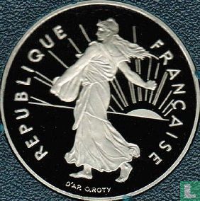 Frankreich ½ Franc 2000 (PP) - Bild 2