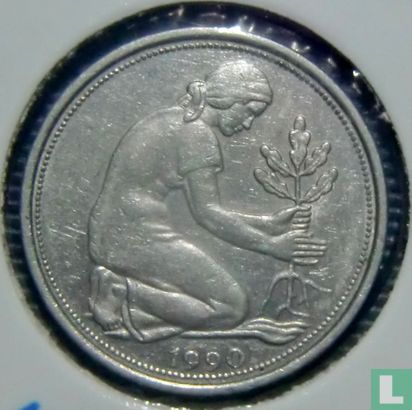 Deutschland 50 Pfennig 1990 (J) - Bild 1